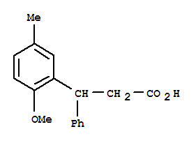 3-(2-Methoxy-5-Methylphenyl)-3-PhenylpropanoicAcid