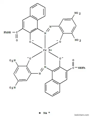 크로메이트(1-), 비스[3-히드록시-4-[(2-히드록시-3,5-디니트로페닐)아조]-N-페닐-2-나프탈렌카르복사미다토(2-)]-, 나트륨