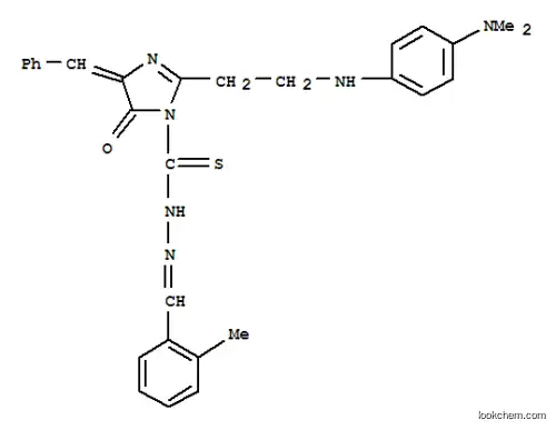 1H-이미다졸-1-카르보티오산, 4,5-디히드로-2-(2-((2-메틸페닐)아미노)에틸)-5-옥소-4-(페닐메틸렌)-, ((4-(디메틸아미노) 페닐)메틸렌)히드라지드
