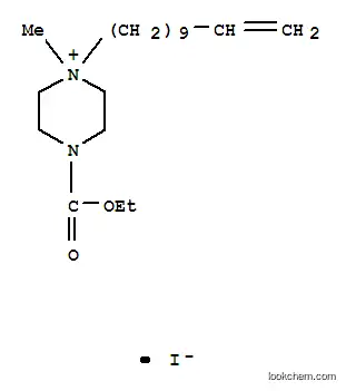 에틸 4-메틸-4-운데크-10-에닐-2,3,5,6-테트라히드로피라진-1-카르복실레이트 아이오다이드