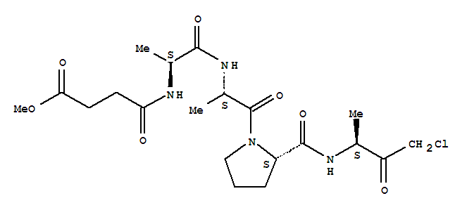 MeOSuc-Ala-Ala-Pro-Ala-chloromethylketone