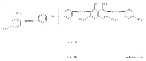 2,7-나프탈렌디술폰산, 4-아미노-6-4-4-(2,4-디아미노페닐)아조페닐아미노술포닐페닐아조-5-히드록시-3-(4-니트로페닐)아조-, 칼륨나트륨염