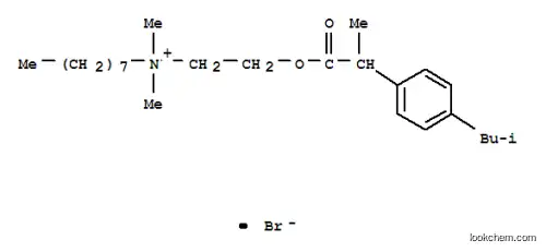 2-(4-イソブチルフェニル)プロピオン酸2-[ジメチル(オクチル)アミニオ]エチル?ブロミド