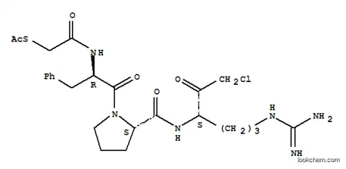 N(알파)-((아세틸티오)아세틸)-페닐알라닐-프롤릴-아르기닌 클로로메틸 케톤