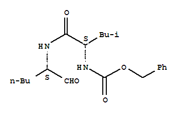 Calpeptin;benzyl(S)-4-methyl-1-oxo-1-((S)-1-oxohexan-2-ylamino)pentan-2-ylcarbamate