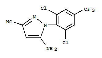 5-Amino-1-(2,6-dichloro-4-(trifluoromethyl)phenyl)-1H-pyrazole-3-carbonitrile