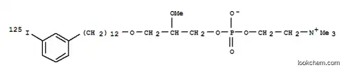 rac-(R*)-N,N,N-トリメチル-4-オキシラト-4-オキソ-21-[3-(125I)ヨードフェニル]-7-メトキシ-3,5,9-トリオキサ-4-ホスファ(V)ヘニコサン-1-アミニウム