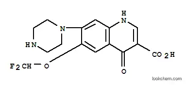 6-디플루오로메톡시-7-피페라지닐-3-퀴놀론카르복실산