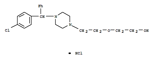 2-[2-[4-[(4-chlorophenyl)phenylmethyl]piperazin-1-yl]ethoxy]ethanolhydrochloride