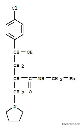 2-피롤리디노메틸-4-(p-클로로페닐)-4-하이드록시부티르산 벤질아미드