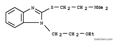 1-에톡시에틸-2-디메틸아미노에틸티오벤즈이미다졸