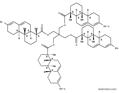 ビス(1,2,3,4,4a,4b,5,6,10,10a-デカヒドロ-1,4a-ジメチル-7-イソプロピル-1-フェナントレンカルボン酸)2,2-ビス[[[(1,2,3,4,4a,4b,5,6,10,10a-デカヒドロ-1,4a-ジメチル-7-イソプロピルフェナントレン-1-イル)カルボニル]オキシ]メチル]-1,3-プロパンジイル