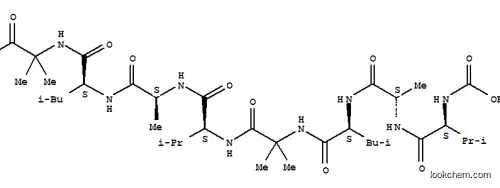 t-부틸옥시카르보닐-발릴-알라닐-류실-2-아미노이소부티릴-발릴-알라닐-류실-2-아미노이소부티릴 메틸 에스테르