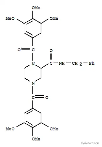 1,4- 비스 (3,4,5- 트리 메 톡시 벤조일) -N- (페닐 메틸) -2- 피페 라진 카르 복사 미드