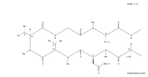 シクロ[L-Lac-L-Pip-N-メチル-L-Val-L-Val-N-メチル-3-(tert-ブトキシカルボニル)-L-Ala-N-メチル-L-Ile-N-メチル-L-Ile-Gly-N-メチル-L-Val-O-メチル-L-Tyr-]