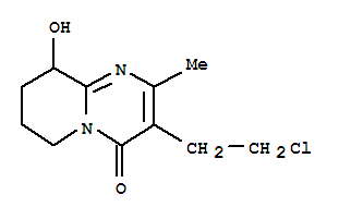 3-(2-Chloroethyl)-6,7,8,9-tetrahydro-9-hydroxy-2-methyl-4H-pyrido[1,2-a]pyrimidin-4-one