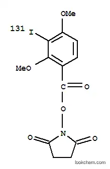 N-숙신이미딜-2,4-디메톡시-3-요오도벤조에이트