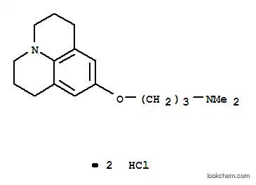 1-프로판아민, N,N-디메틸-3-((2,3,6,7-테트라히드로-1H,5H-벤조(ij)퀸올리진-9-일)옥시)-, 디히드로클로라이드