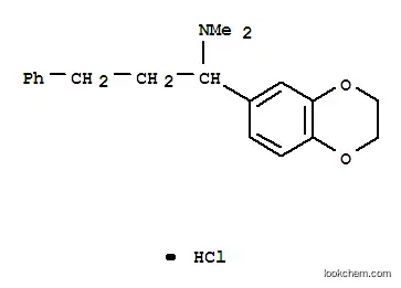 1,4-벤조디옥신-6-메탄아민, 2,3-디하이드로-N,N-디메틸-알파-(2-페닐-에틸)-, 염산염