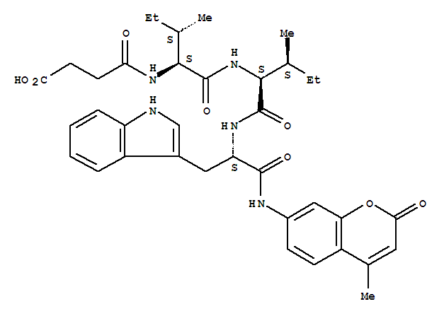N-SUCCINYL-ILE-ILE-TRP7-AMIDO-4-METHYLCOUMARIN