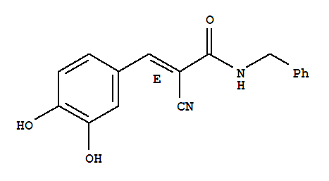 AG-490(TyrphostinB42);Zinc02557947;(E)-N-benzyl-2-cyano-3-(3,4-dihydroxyphenyl)acrylamide