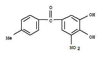 Tolcapone;Ro40-7592;Methanone,(3,4-dihydroxy-5-nitrophenyl)(4-methylphenyl)-