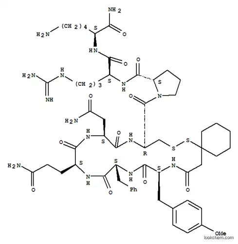 아르기프레신, 베타-메르캅토-베타, 베타-시클로펜타메틸렌프로피온산(1)-O-메틸-Tyr(2)-LysNH2(9)-