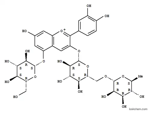 シアニジン3-O-ルチノシド5-O-β-D-グルコシド