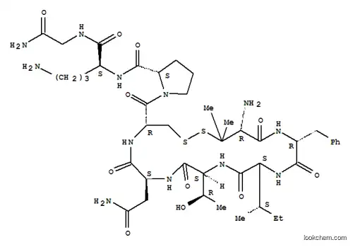옥시토신, 페니실라민(1)-페닐알라닐(2)-트레오닐(4)-오르니틴(8)-