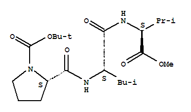 tert-Butyloxycarbonylprolylleucylvalylmethylester