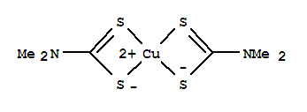 Bis(dimethylcarbamodithioato-S,S')copper