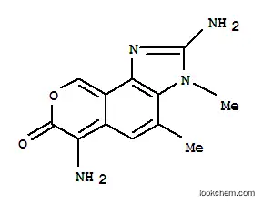 2,6-디아미노-3,4-디메틸-7-옥소피라노(4,3-g)벤즈이미다졸