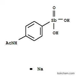 N-[p-(디히드록시스티비노)페닐]아세트아미드 Sb-산화물, 일나트륨염