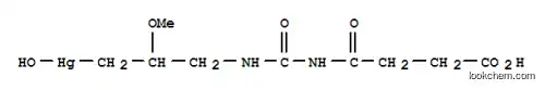 [3-[3-(3-カルボキシプロピオニル)ウレイド]-2-メトキシプロピル]ヒドロキシ水銀(II)