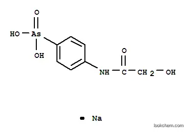 나트륨 수소 [4-[(하이드 록시 아세틸) 아미노] 페닐] 아르 소 네이트