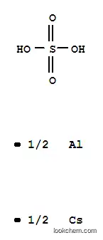 硫酸アルミニウムセシウム塩