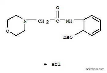N-(2-메톡시페닐)-2-모르폴린-4-일-아세트아미드 염산염