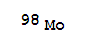 Molybdenum, isotope ofmass 98