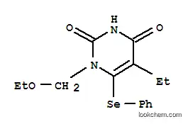 5- 에틸 -1- (에 톡시 메틸) -6- (페닐 셀레네 닐) 우라실