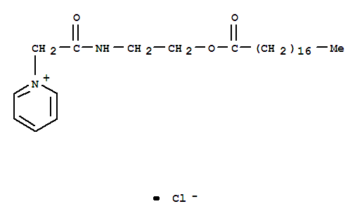 1-[2-oxo-2-[[2-[(1-oxooctadecyl)oxy]ethyl]amino]ethyl]pyridiniumchloride