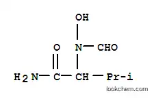 포름하이드록삼산, N-(1-카바모일-2-메틸프로필)-(8CI)