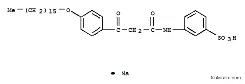 나트륨 3-[[3- [4- (헥사 데 실옥시) 페닐] -1,3- 디 옥소 프로필] 아미노] 벤젠 설포 네이트