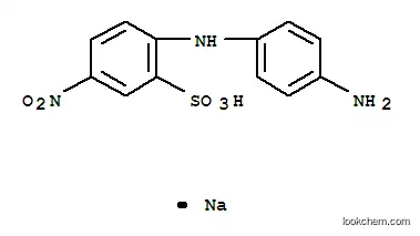 나트륨 2-(p-아미노아닐리노)-5-니트로벤젠술포네이트