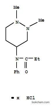 N-(헥사하이드로-1,2-디메틸-4-피리다지닐)-N-페닐프로판아미드 염산염