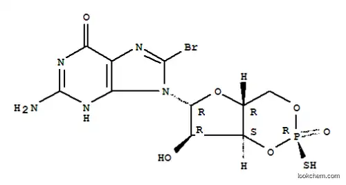 8-브로모구아노신-3′,5′-환형 모노포스포로티오에이트, RP-이성질체 나트륨염