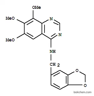 4-((3,4-(메틸렌디옥시)벤질)아미노)-6,7,8-트리메톡시퀴나졸린