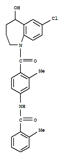 Tolvaptan;OPC-41061;N-[4-[(7-chloro-2,3,4,5-tetrahydro-5-hydroxy-1H-1-benzazepin-1-yl)carbonyl]-3-methylphenyl]-2-methyl-benzamide