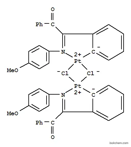 비스(N-(4-메톡시페닐)-알파-벤조일벤질리덴아민)디-뮤-클로로디백금(II)
