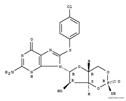 8-(4-클로로페닐티오)구아노신 3',5'-환형 모노포스포티오에이트, RP-이성질체 트리에틸람모늄 염