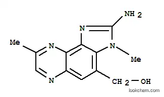 2-아미노-4-히드록시메틸-3,8-디메틸이미다조(4,5-f)퀴녹살린